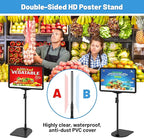 VAIIGO 6Pack Sign Stand for Display A4, Adjustable Poster Stand for Table Top & - Image 5