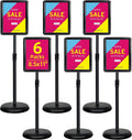 6-packs sign holder stand for display 8.5x11 inch, main product view