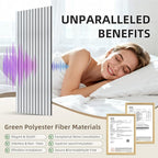 TO-TH Wood-Look Acoustic Panel, 4 Pack 47.2” x 23.6” Soundproof Wall Panels - Image 3