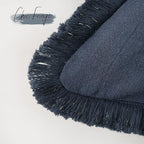 Foindtower Set of 2 Decorative Linen Fringe Throw Pillow Covers Cozy Boho - Image 3