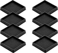 VOCOMO 3X3 Rubber Caster Cups, Non Slip Furniture Pads, Anti-Slip Gripper by VOCOMO