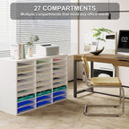 PAG Mail Sorter Organizer, Wood Literature Organizer, Student Mailbox - Image 4