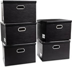 PRANDOM Large Stackable Storage Boxes