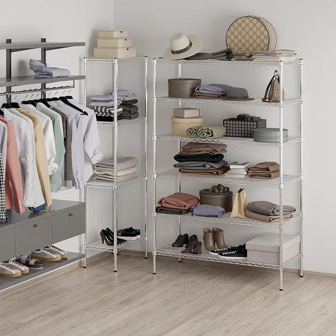 Regal Altair 21" Deep x 48" Wide x 74" Height Wire Shelving Kit | 6-Tier | NSF - Image 7