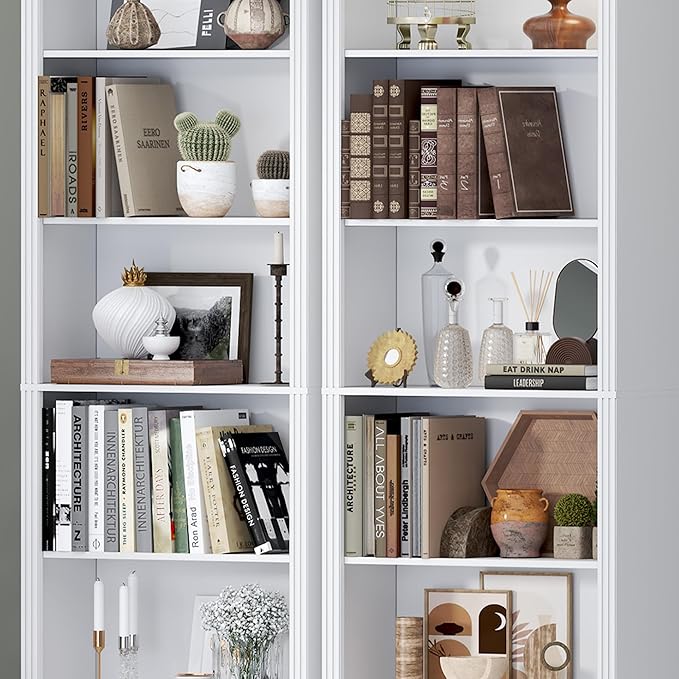 BORNOON 75" Tall Bookshelf, 6-Tier Floor Standing Bookcase - Image 6