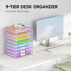 Cawukege 9 Tier Paper Organizer - Image 2