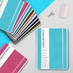 Light Blue Lined Spiral Journal Notebook - Image 6