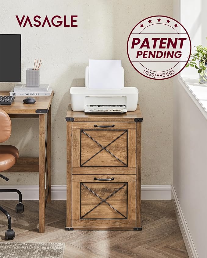 VASAGLE File Cabinet, Filing Cabinet - Image 3