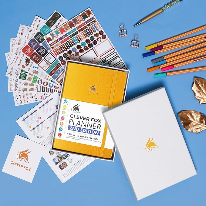 Clever Fox Planner 2nd Edition – Colorful Weekly & Monthly Goal Planner - Image 7