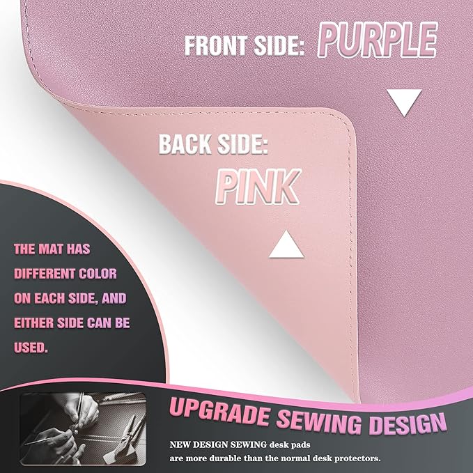 K KNODEL Desk Mat, Dual-Sided Office Desk Pad, Waterproof Desk Mat - Image 3