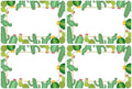 Wonmon 200 PCS Cactus Name Tags Stickers, Self Adhesive Cute Cactus Name Tag by wonmon