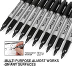 INTUNO Permanent Markers, Fine tip, Oil-Based Permanent Markers, Waterproof and - Image 4