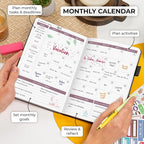 Clever Fox Planner 2nd Edition – Colorful Weekly & Monthly Goal Planner - Image 4