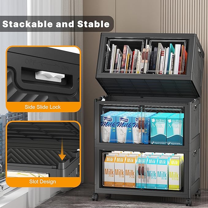 UAMFURI Extra Large Stackable Storage Bins - Image 3