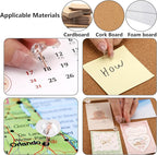400Pcs Clear Push Pins 4 Types Thumb Tacks - Image 4