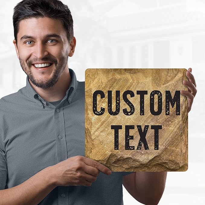 Custom Sign, Custom Street Sign, 11 Font Colors, 13 Font Styles, 4 Hole Options - Image 2