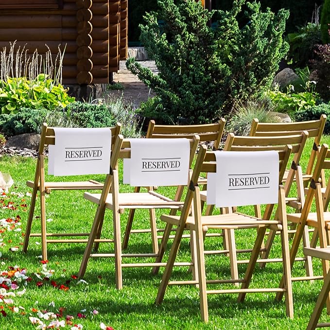 Buryeah 12 Pcs Reserved Seating Signs - Image 3