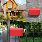 KYODOLED Wall-Mount Mailbox, Large Capacity Mail Box, Galvanized Steel - Image 6