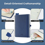 IN-LUXPRO Planner 2026 Daily Weekly and Monthly, 12 Months Spiral Bound - Image 6