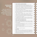 Clever Fox Password Book Spiral – Internet Address & Password Organizer - Image 5