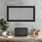 Amanti Art Black Framed Magnetic Board 15x27 Small Vision Board - Image 6
