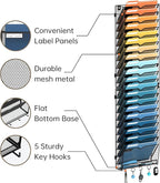 SUPEASY 21-Tier Wall File Holder Organizer - Image 5