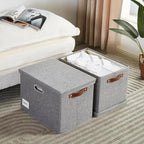 Roobyl 17" Large Collapsible Storage Bins - Image 2