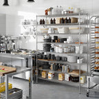 Regal Altair 21" Deep x 60" Wide x 86" Height Wire Shelving Kit | 8-Tier | NSF - Image 2