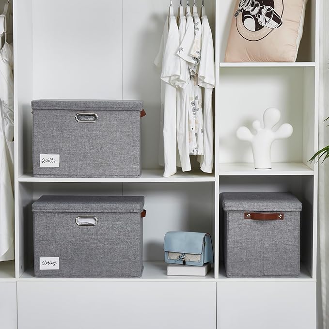 Roobyl 17" Large Collapsible Storage Bins - Image 7