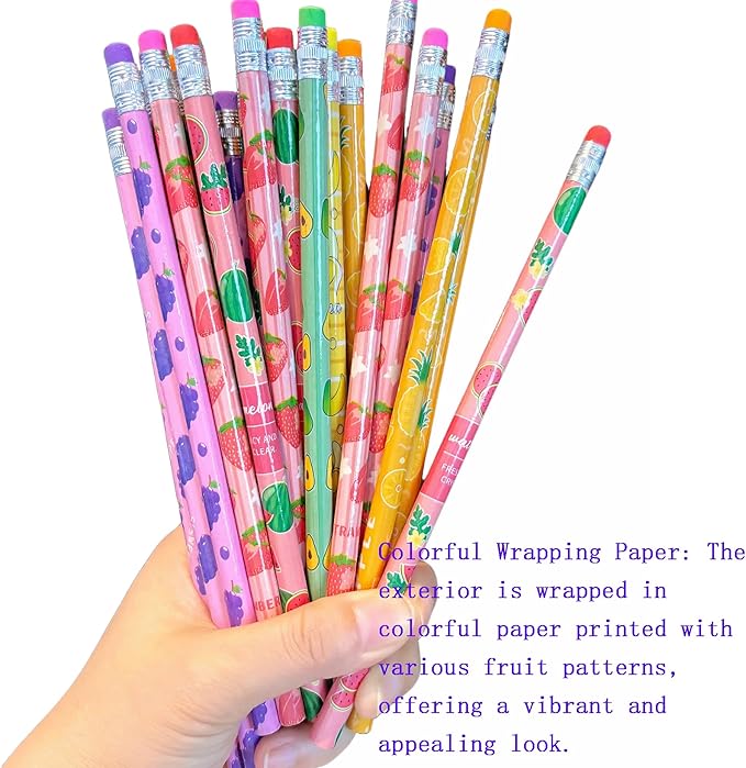 Jsehchya 72PCS Corlorful Wooden cased Pencils - Image 3