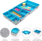 Welaxy desk drawer organizer tray felt storage bin - Image 4