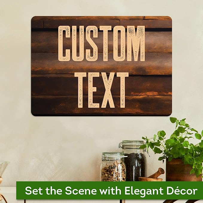 Custom Sign, Custom Street Sign, 11 Font Colors, 13 Font Styles, 4 Hole Options - Image 4