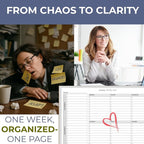 Life Charge Weekly To Do List Planner Notepad, 60 Page Task Planning Pad - Image 4