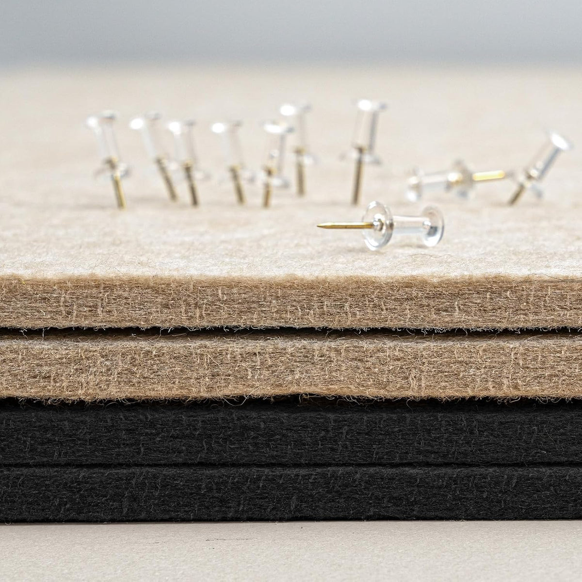 Felt Bulletin Board 48x36 inches, Decorative Pin Board for Home & Office