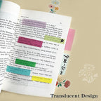 ELII 500 PCS Sticky Index Tabs 21 Sets, Colorful Book Tabs Sticky Tabs - Image 7