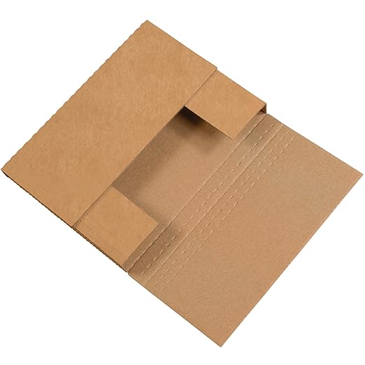 Tape Logic TLM962BFK Easy-Fold Mailers, 9 1/2" x 6 1/2" x 2" by TapeLogic