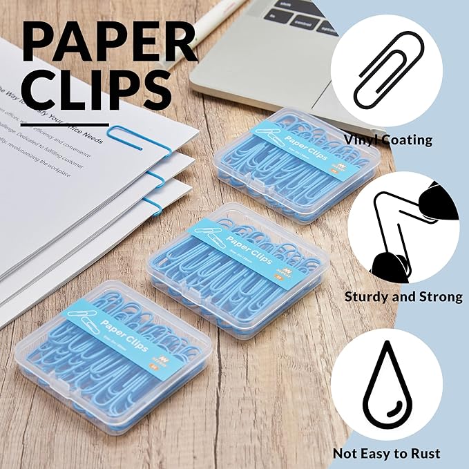 NEEWAY Colorful Large Paper Clips, 2 Inch Jumbo Paper Clips, 3 Pack of 50 - Image 4