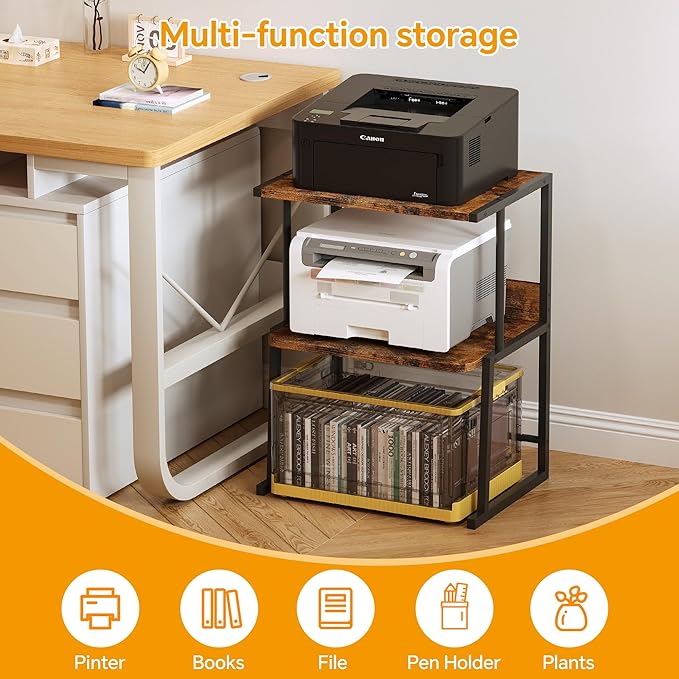 Homeiju Printer Stand for Desk - Image 6
