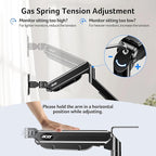 Acer Single Monitor Mount, Fully Adjustable Monitor Arm Fits 17 to 34 Inch - Image 8