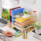 Marbrasse Rose Gold Desk Organizer - Image 5