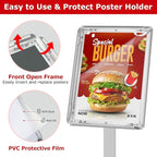 VAIIGO Heavy Duty Standing Sign Holder 8.5x11 Inch - Image 3
