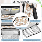 Bolaz Big Capacity Pencil Pen Case Pouch Bag School College Office Organizer - Image 4