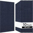 Olanglab Acoustic Wall Panels 10 Pack, 48 x 24 per Acoustic Panels Sound by Olanglab