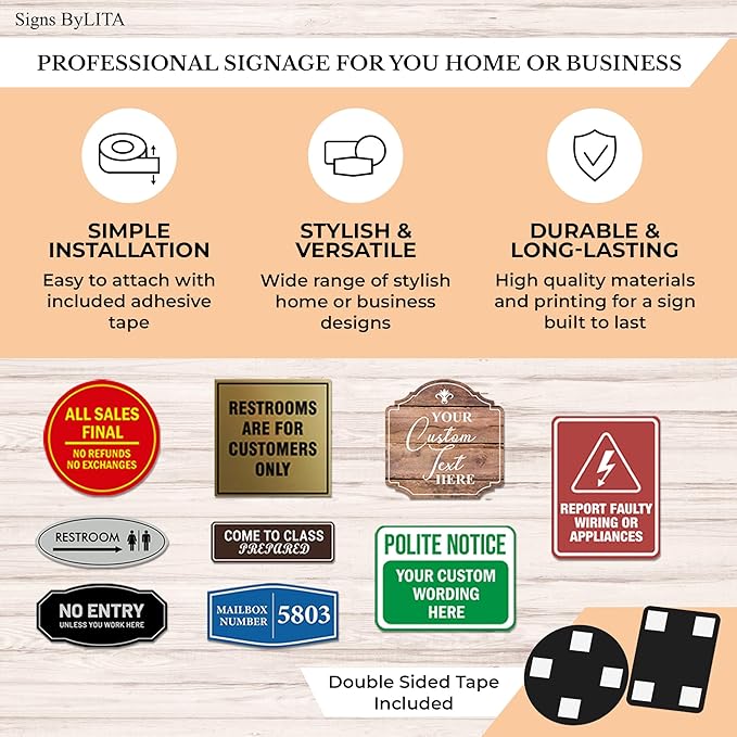 Standard Conference Room Sign -Red - Image 8