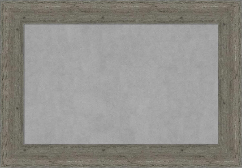 Amanti Art Grey Framed Magnetic Board 27x39 Large Vision Board