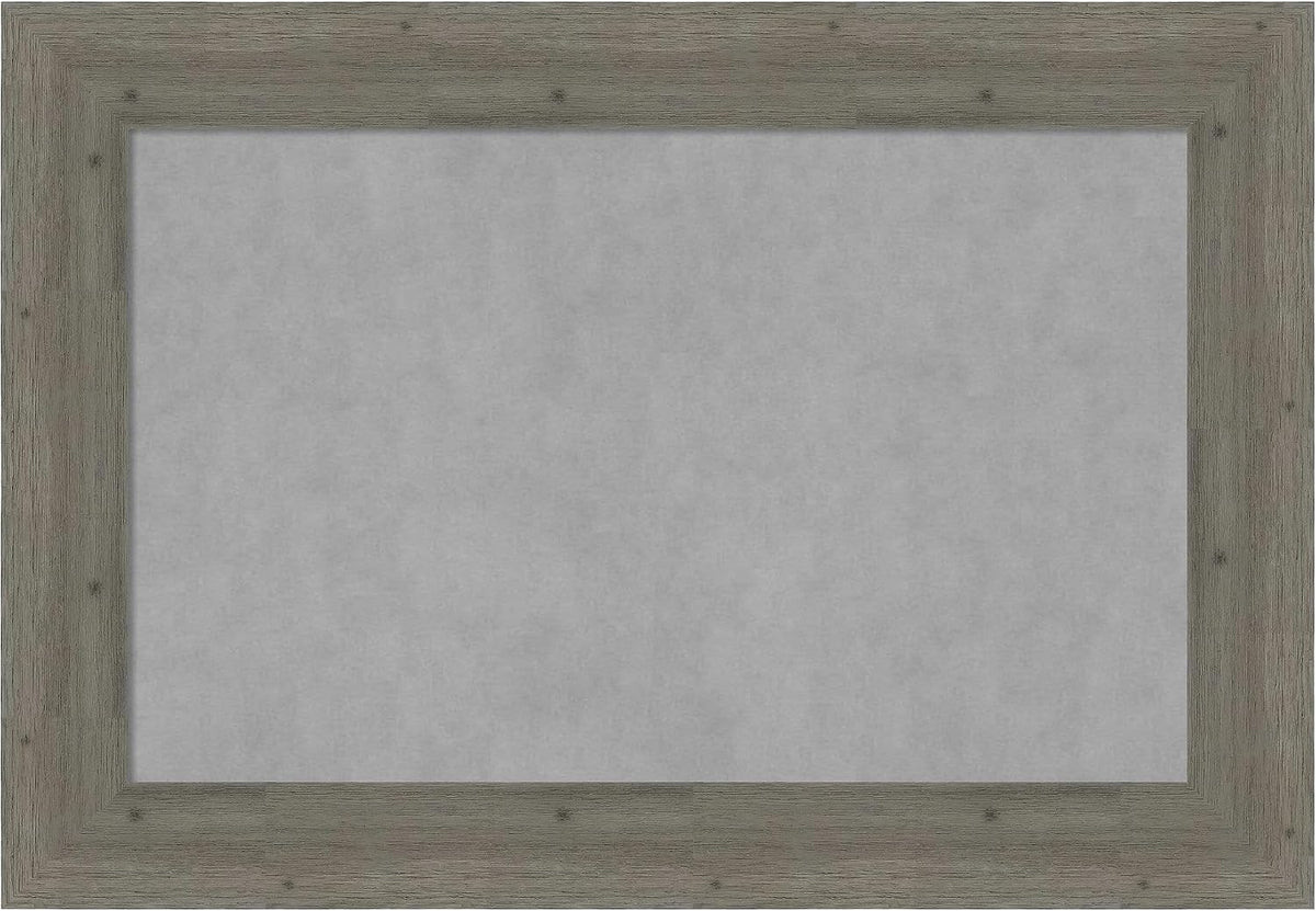 Amanti Art Grey Framed Magnetic Board 27x39 Large Vision Board
