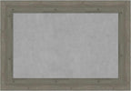 Amanti Art Grey Framed Magnetic Board 27x39 Large Vision Board by AmantiArt