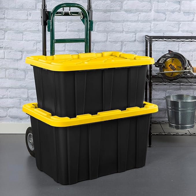 Sterilite 18-Pack Stackable Storage Bins, Heavy Duty Totes w/Lids, 17 Gallon - Image 7