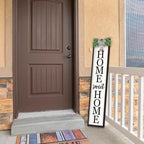 LuZhiQiang Welcome Sign for Front Porch Outdoor Home Sweet Home, Rustic Outside - Image 4