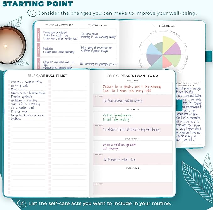 Clever Fox Self-Care Journal – Daily Reflection Notebook – Mental Health & - Image 2